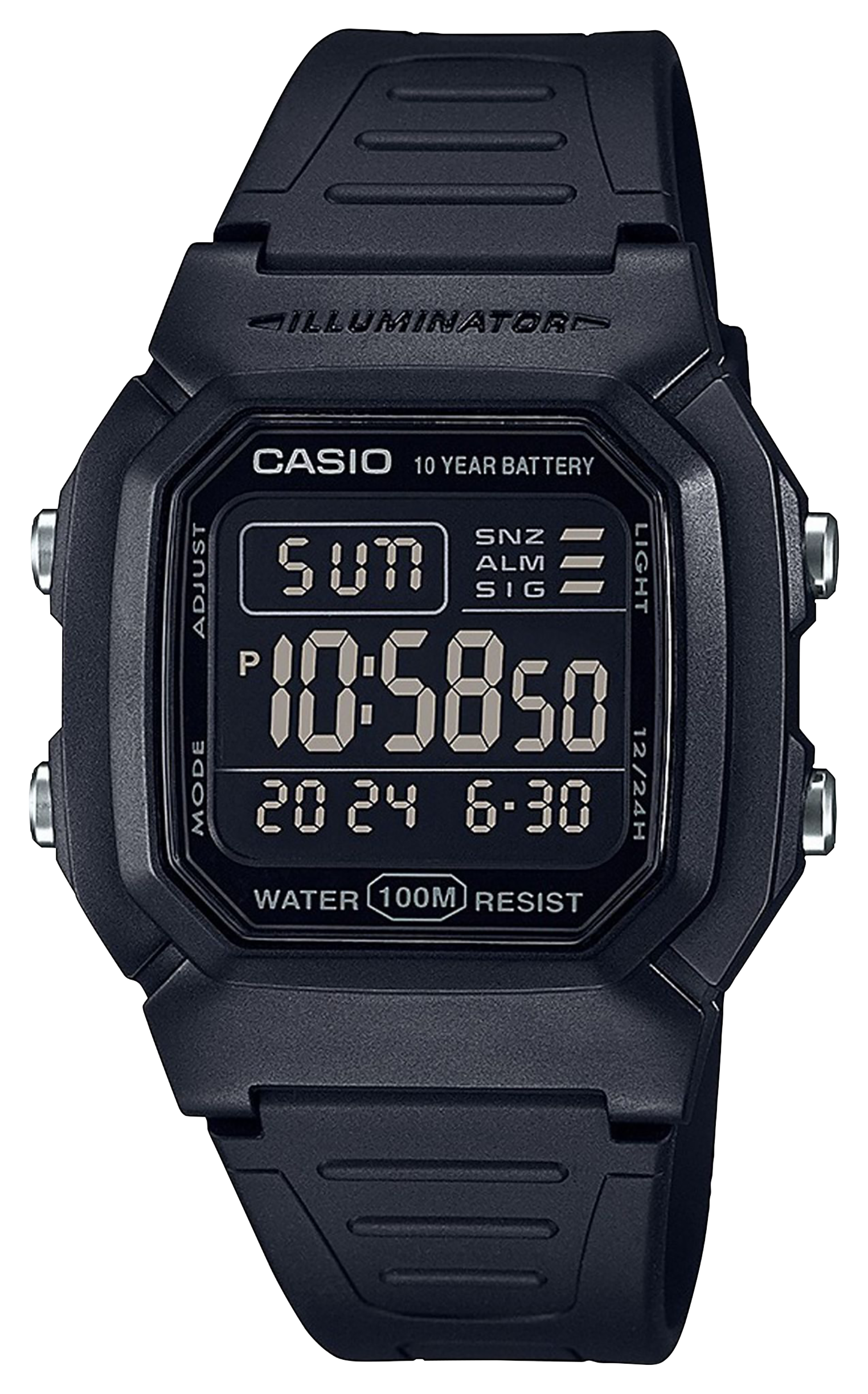 Casio W800H-1BV Classic Digital Watch | Mack's Prairie Wings